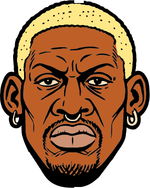Rodman — motiv z dresu Heyoky